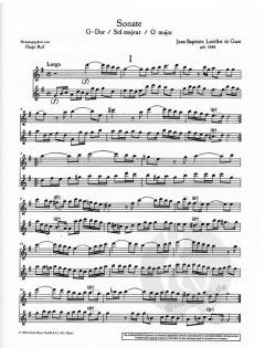 6 Duette Band 2 von Jean Baptiste Loeillet de Gant (Download) 