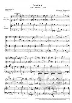 12 Sonaten Band 2 von Giuseppe Sammartini (Download) 