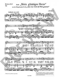Mein gläubiges Herze von Johann Sebastian Bach 