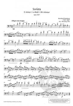 Sonata e-Moll op. 38/1 von Bernhard Romberg (Download) 