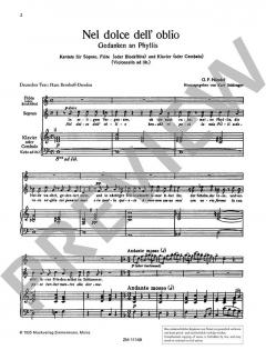 Nel dolce dell'oblio von Georg Friedrich Händel 
