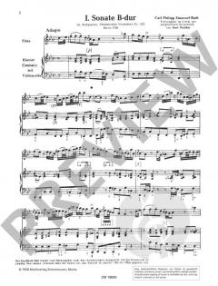 6 Sonaten Wq 125-127, 129, 130, 134 von Carl Philipp Emanuel Bach 