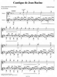 Cantique de Jean Racine op. 11 von Gabriel Fauré 