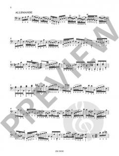Suite III C-Dur BWV 1009 von Johann Sebastian Bach 