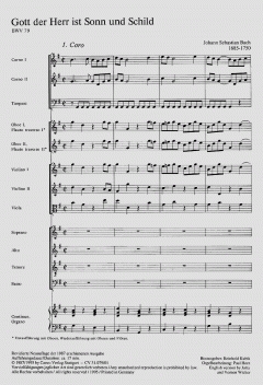 Gott, der Herr, ist Sonn und Schild von Johann Sebastian Bach (Download) 
