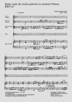 Bisher habt ihr nichts gebeten in meinem Namen von Johann Sebastian Bach (Download) 