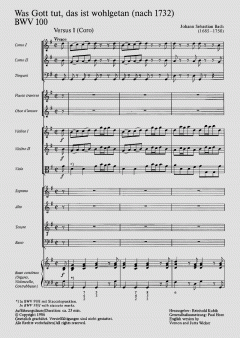 Was Gott tut, das ist wohlgetan (III) von Johann Sebastian Bach (Download) 