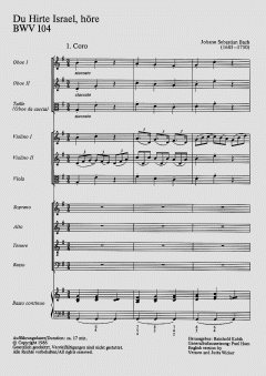 Du Hirte Israel, höre BWV 104 von Johann Sebastian Bach (Download) 