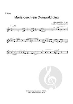 Maria durch ein Dornwald ging (Download) 