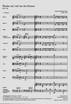 Wachet auf, ruft uns die Stimme von Johann Sebastian Bach (Download) 