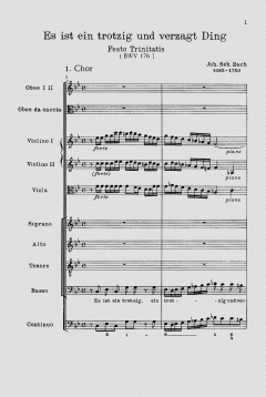 Es ist ein trotzig und verzagt Ding von Johann Sebastian Bach (Download) 