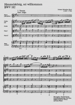 Himmelskönig, sei willkommen BWV 182 von Johann Sebastian Bach (Download) 