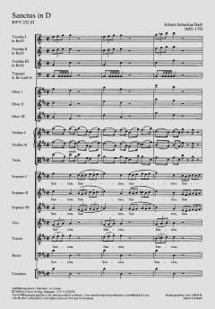 Sanctus in D-Dur BWV 232 (J.S. Bach) 