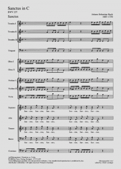 Sanctus in C-Dur BWV 237 (J.S. Bach) 