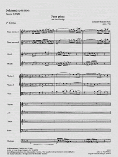 Johannes-Passion BWV 245 von Johann Sebastian Bach (Download) 