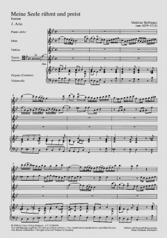Meine Seele rühmt und preist BWV189 (Georg Melchior Hoffmann) 