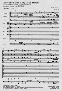 Markuspassion von Reinhard Keiser (Download) 