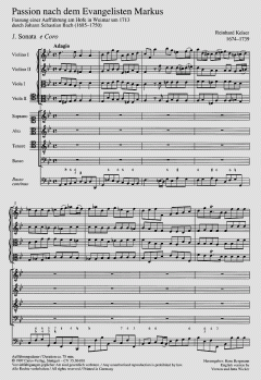 Markuspassion von Reinhard Keiser (Download) 