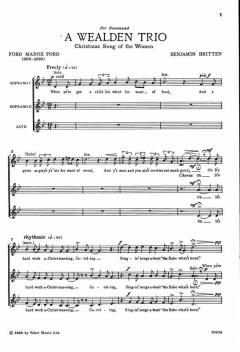 A Wealden Trio von Benjamin Britten 