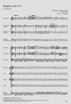 Regina coeli in C-Dur KV108 (W.A. Mozart) 