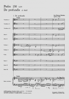 De profundis in d-Moll ZWV50 von Jan Dismas Zelenka (Download) 