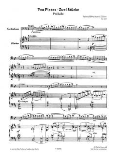 2 Stücke op. 32 von Reinhold Glière 