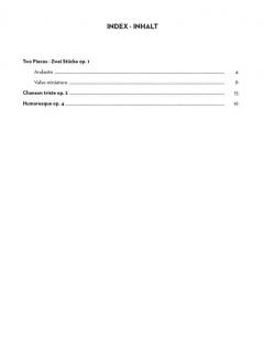 Ausgewählte Stücke op. 1, 2, 4 von Sergej Koussevitzky 