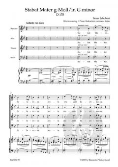 Stabat Mater g-Moll D 175 von Franz Schubert 