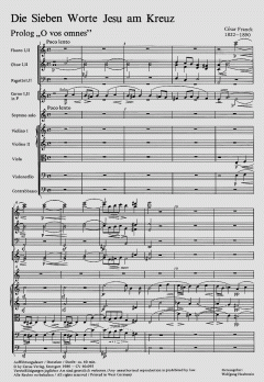 Die Sieben Worte von Cesar Franck 