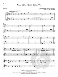 The Beatles for 2 Violins im Alle Noten Shop kaufen