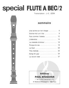 Spécial flûte à bec no. 2 