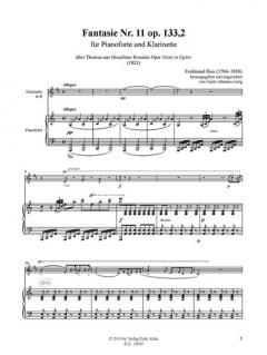 Fantasie Nr. 11 op. 133,2 von Ferdinand Ries 