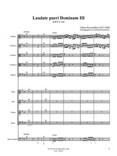 Laudate pueri Dominum III von Johann Rosenmüller 