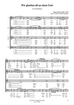 Wir glauben all an einen Gott von Johann Walter 