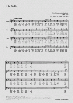 Im Freien zu singen (Heft 1) (Felix Mendelssohn Bartholdy) 
