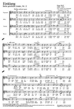 Wolf: Eichendorff-Lieder Nr. 2 und 4 (Hugo Wolf) 