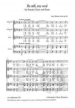 Be Still, My Soul von Jean Sibelius 