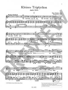 Kleines Triptychon (1945) von Hans Chemin-Petit 