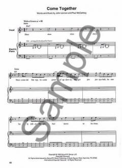 The Beatles Keyboard Book 