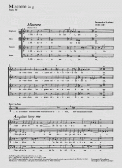 Miserere in g-Moll (Domenico Scarlatti) 