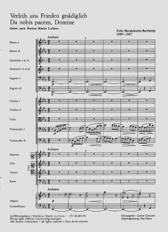 Verleih uns Frieden gnädiglich (Felix Mendelssohn Bartholdy) 