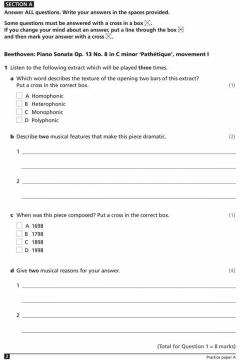 Edexcel GCSE Music Practice Papers von Julia Winterson 