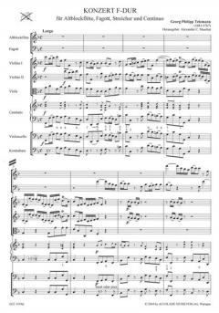 Konzert F-Dur TWV 52:F1 von Georg Philipp Telemann 