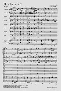 Missa brevis Hob. 22/1 von Joseph Haydn (Download) 