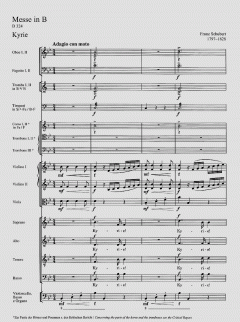 Messe in B D 324 von Franz Schubert (Download) 