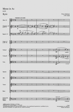 Messe in As D 678 von Franz Schubert (Download) 