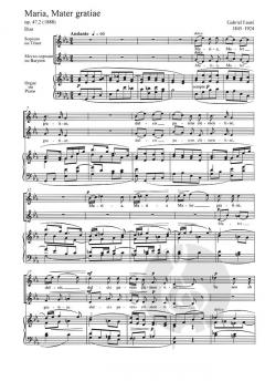 Ave verum; Maria, Mater gratiae von Gabriel Fauré 