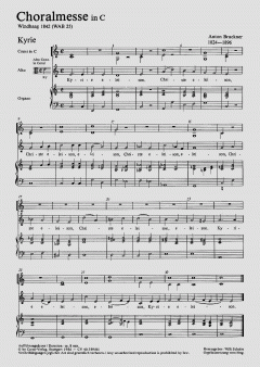 Choralmesse in C-Dur WAB 25 von Anton Bruckner (Download) 
