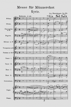 Missa in B-Dur op. 172 von Joseph Gabriel Rheinberger 