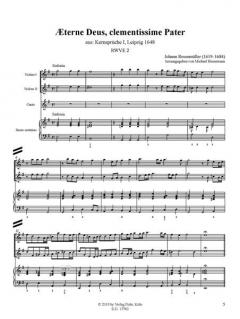 Aeterne Deus, clementissime Pater von Johann Rosenmüller 
